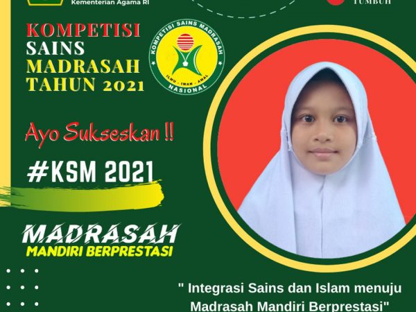 SISWA MIN 2 TERNATE JUARA 1 DALAM KOMPETISI SAINS MADRASAH ONLINE [KSMO] KE TINGKAT KAB/KOTA 2021