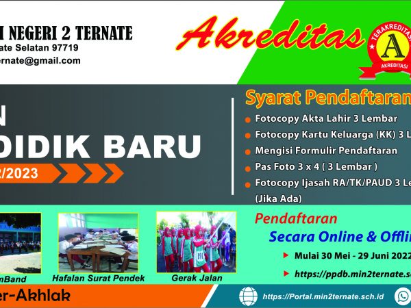 Pengumuman Daftar Siswa Baru Tahun 2021/2023