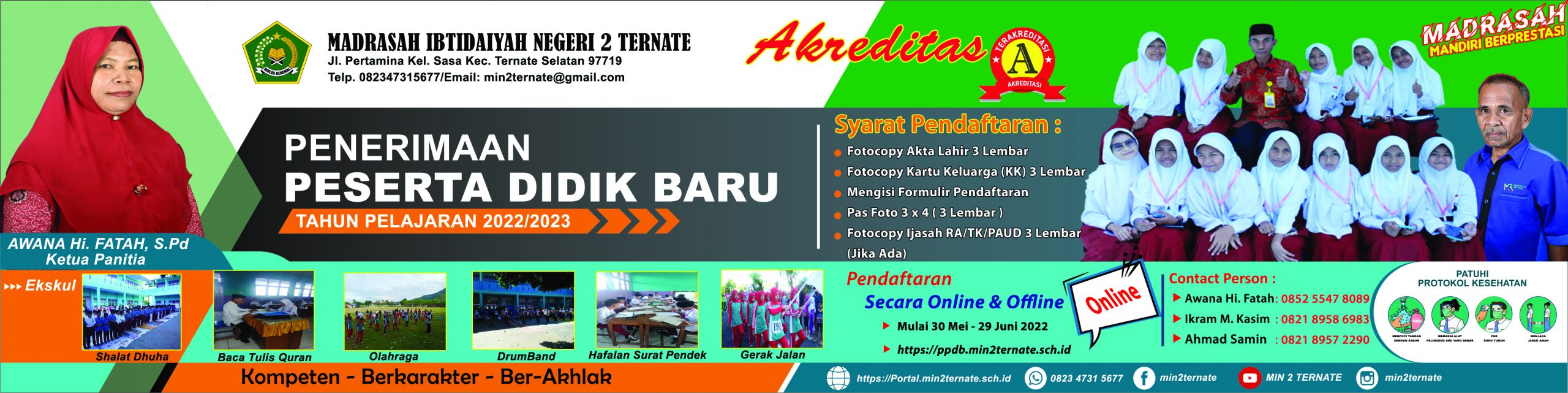 Pengumuman Daftar Siswa Baru Tahun 2021/2023